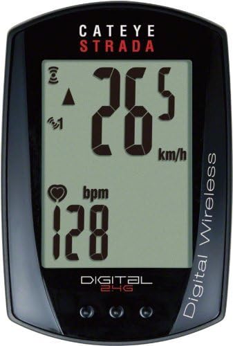 CatEye Strada Digital Wireless Speed and Heart Rate Bicycle Computer CC-RD420DW (2023)