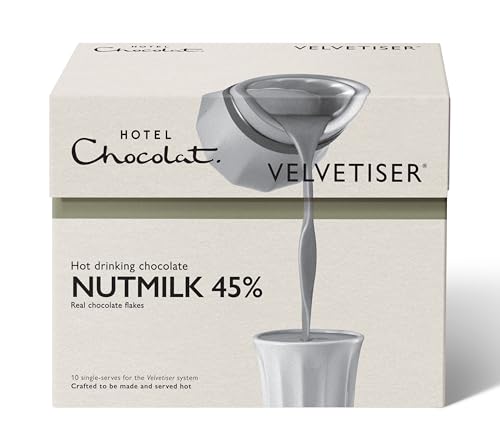 Hotel Chocolat Nutmilk 45% Vegan Hot Chocolate Sachets - 10 Pack 7