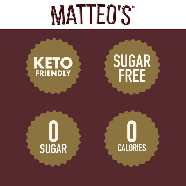 Matteo's Sugar Free Coffee Syrup - Mocha Flavor | 0 Calories | Keto Friendly | 750 ml 6