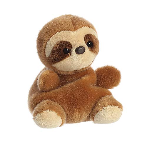 AURORA Palm Pals Slomo Sloth Soft Toy | Bean-Filled | 10 cm Size | Brown 5