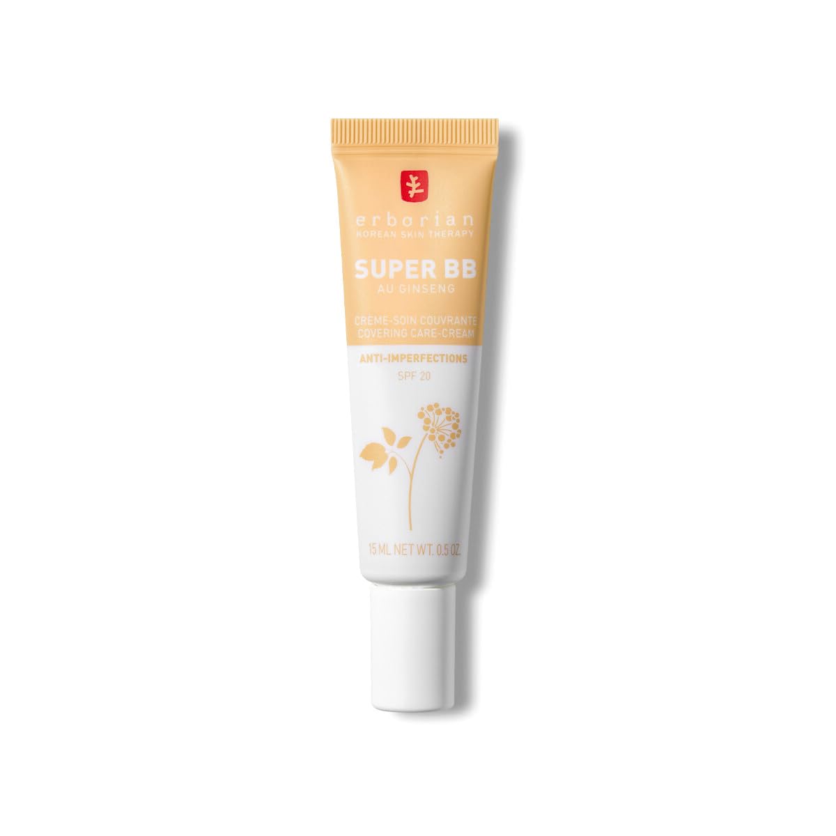 Erborian Super BB Cream - High Coverage, Anti-Imperfection, SPF 20, Nude, 15ml 1