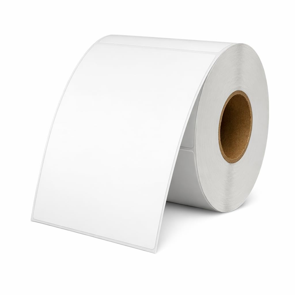 SmithPackaging Direct Thermal Shipping Labels - 100mm x 150mm (4"x6") | 500 Labels/Roll | Waterproof & Oilproof