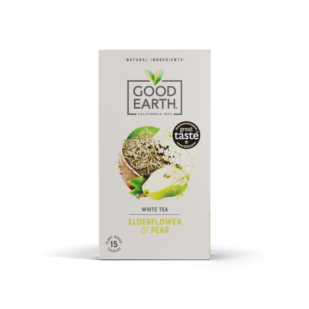 Good Earth Tea Co. Elderflower & Pear White Tea Bags - 15 Count