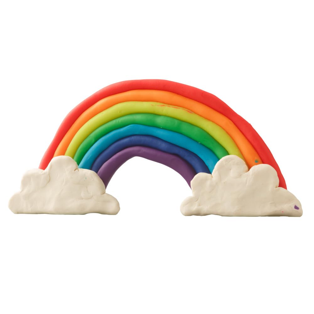 Play-Doh Rainbow Colours Modelling Compound Pack - 8 Cans, Non-Toxic, Ages 2+ 4