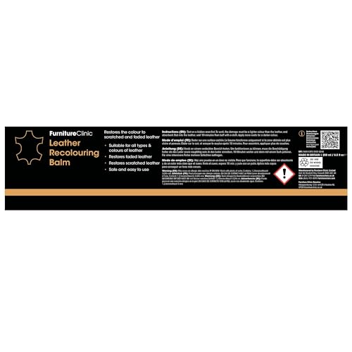 Furniture Clinic Leather Recolouring Balm - Beige Shade for Faded & Scratched Sofas, Car Seats, Shoes, Clothing 13
