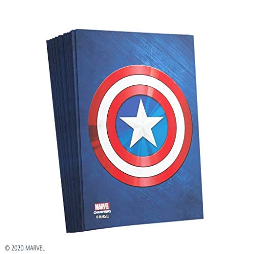 Fantasy Flight Games – Marvel Champions: Offizielle Hüllen: Marvel Blue – Card Ga