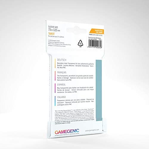 Gamegenic Prime Standard Card Game Sleeves (GG1048)