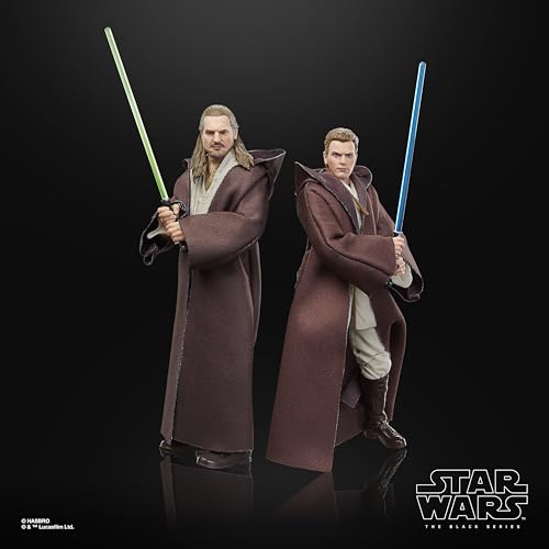 Star Wars The Black Series Qui-Gon Jinn, Darth Maul & Obi-Wan Kenobi 6-Inch Action Figure 3-Pack 12