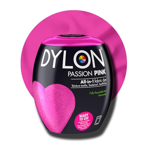 Dylon Washing Machine Fabric Dye Pod - Passion Pink, 350g