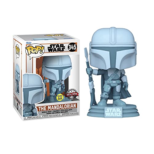 Funko Pop! Star Wars: The Mandalorian - The Mandalorian Vinyl Figure (Glow in the Dark Special Edition)