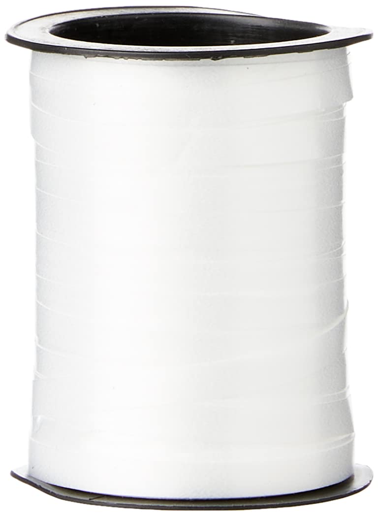 amscan 997339 White Balloon Ribbon 25m - Party Decoration Supply 1