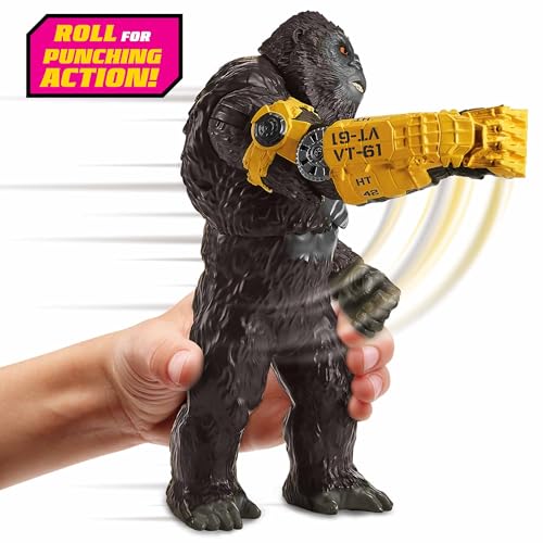 MonsterVerse Giant Kong Roll N Battle Action Figure - 11 Inch Scale | Interactive Movement | Plastic 4