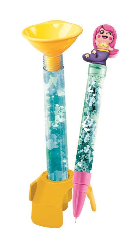 Clementoni Idea – Create Your Pens: Magical Mermaids, Custom Pen Laboratory Craft Kit for Kids 6+ 2