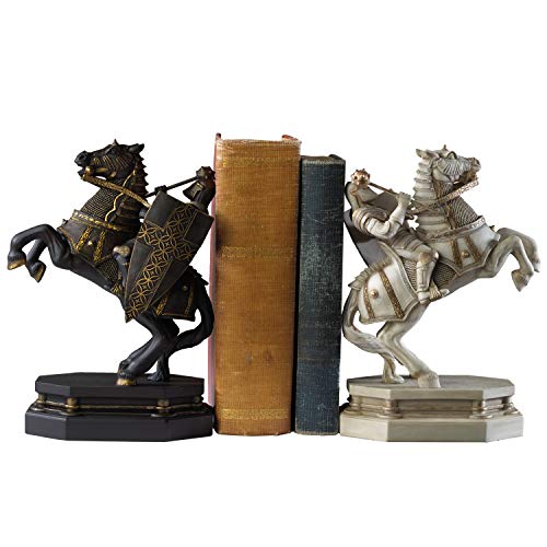 The Noble Collection Harry Potter White Knight Bookend - 12in (30cm) Hand Painted Bookend Sculpture - Harry Potter Film Set Movie Props Gifts