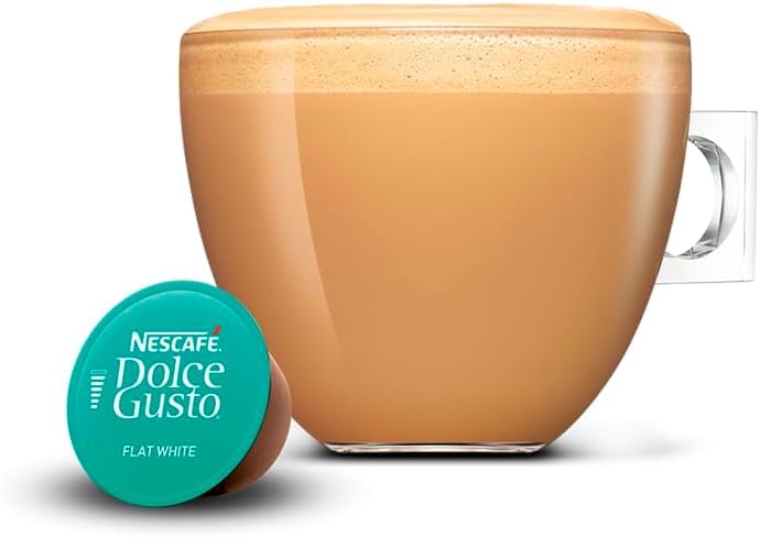 Nescafé Dolce Gusto Flat White Coffee Pods - Creamy Taste | 30 Count (Pack of 3) | 90 Pods Total 7