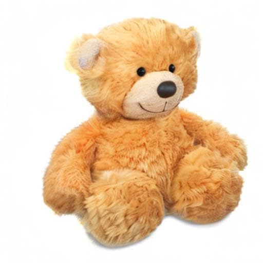 AURORA Bonnie Bear - 9-inch Soft Plush Toy | Honey Brown | Suitable from Birth 7