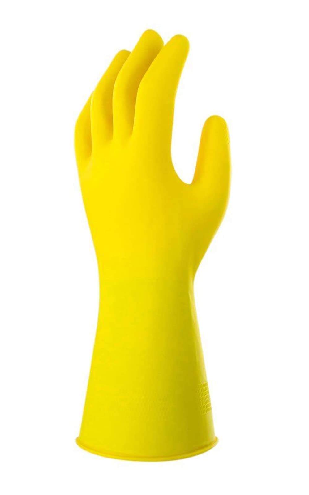 Marigold Cleaning Gloves - Triple-Layered Durability | Cotton-Lined Comfort | Yellow | Adult Medium 2