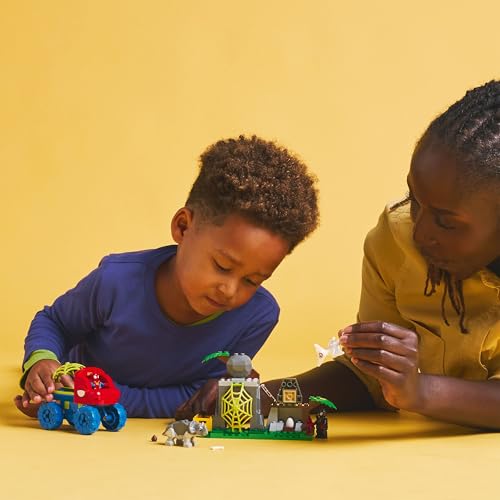 LEGO Marvel Team Spidey Dino Crawler Rescue Truck - Buildable Super Hero Vehicle Playset for Ages 4+ 9