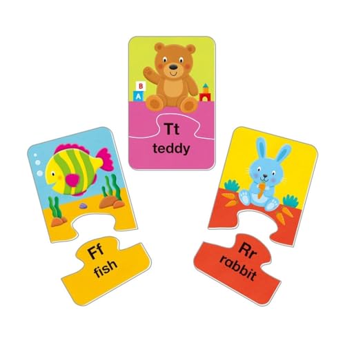 Galt Toys Alphabet Puzzles - 26 Two-Piece Educational Jigsaw Puzzles for Kids 3+ 9