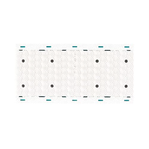 Beldray Anti-Bac Clip-to-Grip Bathroom Mop – Small Head, Precision Cleaning, 70 cm Handle, Tiles/Mirrors/Bathtub, Hygienic Push Release Handle, 360° Swivel Head, 4 Washable Cloths, Wet & Dry 12