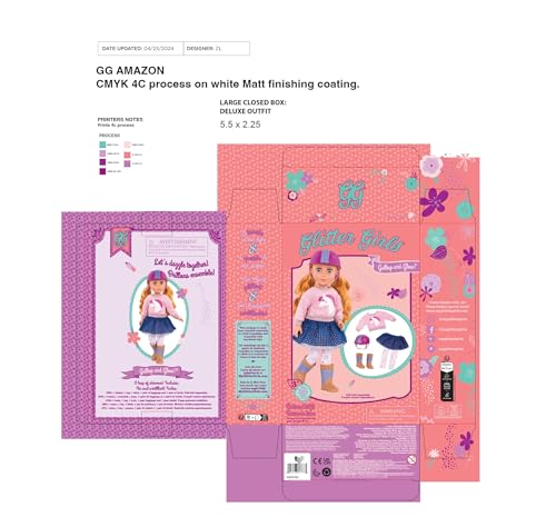 Glitter Girls 14-Inch Doll Gallop & Glow Riding Outfit - Deluxe Equestrian Clothes Set for 3+ 19