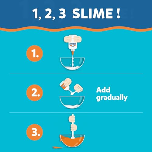 Elmer's Colour Slime Kit - Washable Slime Making Kit with Pink & Purple Glue, Magical Liquid Activator 4
