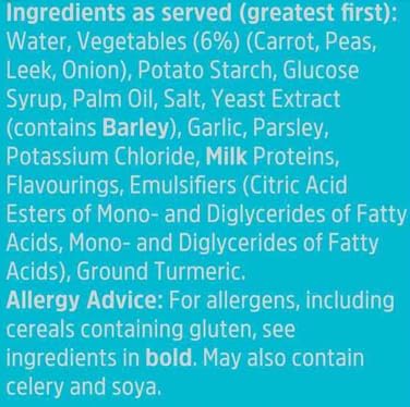 Batchelors Slim a Soup Cream of Vegetable Instant Soup Mix, Low Fat, 4 Sachets, 59g 7