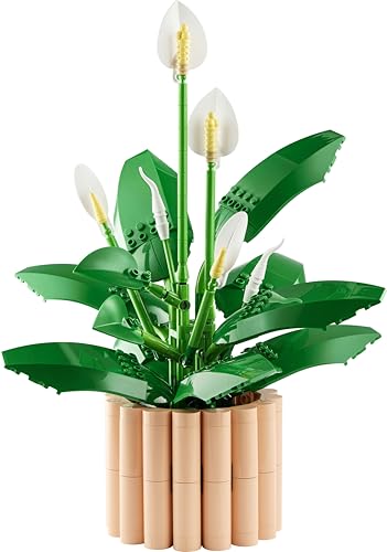 LEGO Botanicals Peace Lily Artificial Potted Plants Set 11504 for Adults | 474 Pieces 9