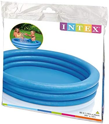 Intex Crystal Blue Three Ring Inflatable Paddling Pool 1.14m x 25cm 3