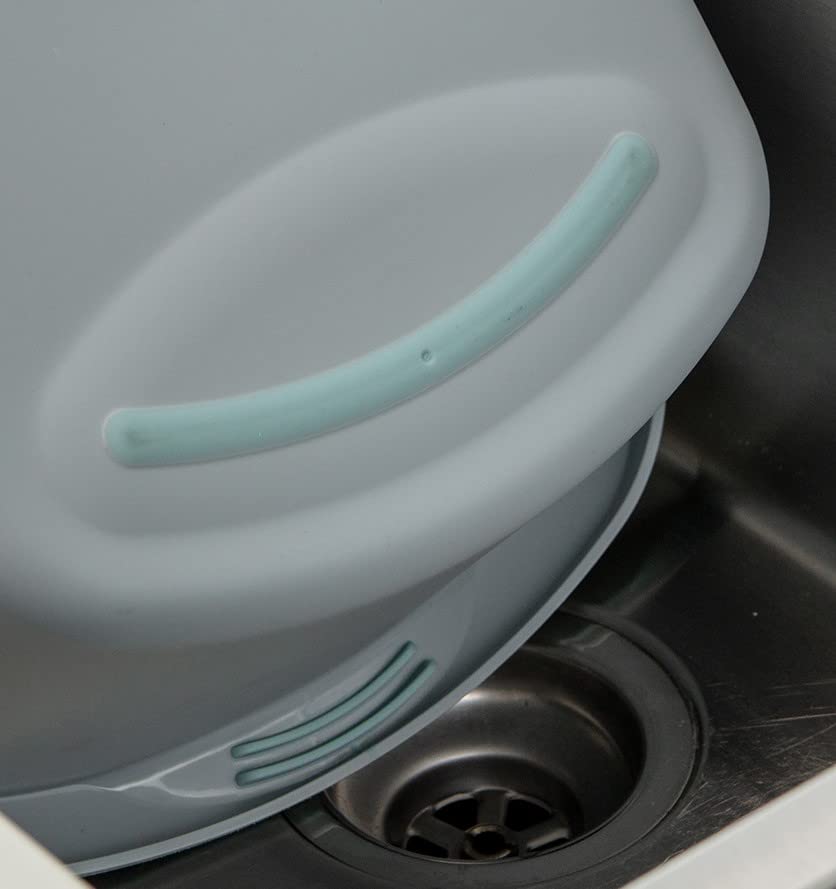 Addis Premium Soft Grip Rectangular Washing Up Bowl - 9.5 Litre Capacity | Tranquil Haze 5