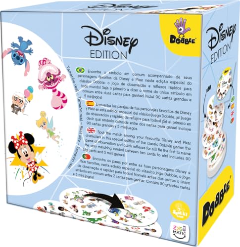 Asmodee Disney Dobble Family Card Game (ASMDOBDS10008ML4)