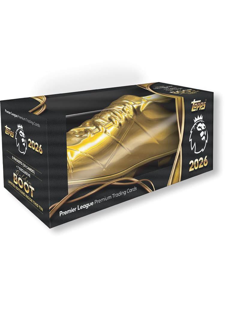 Topps Premier League 2026 - Debut Edition Golden Boot Tin Trading Cards 1