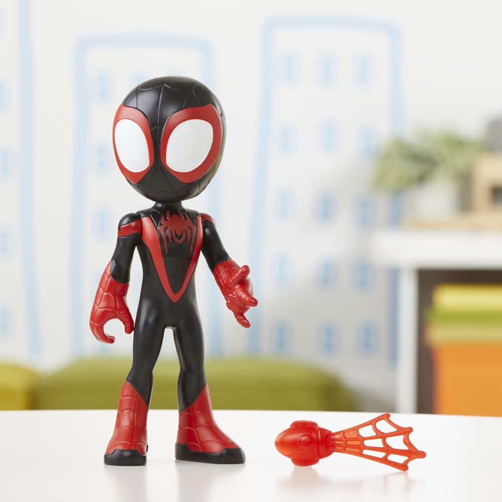 Hasbro Marvel Spidey and His Amazing Friends Supersized Miles Morales: Spider-Man Action Figure - 22.5 cm, Ages 3+ 12