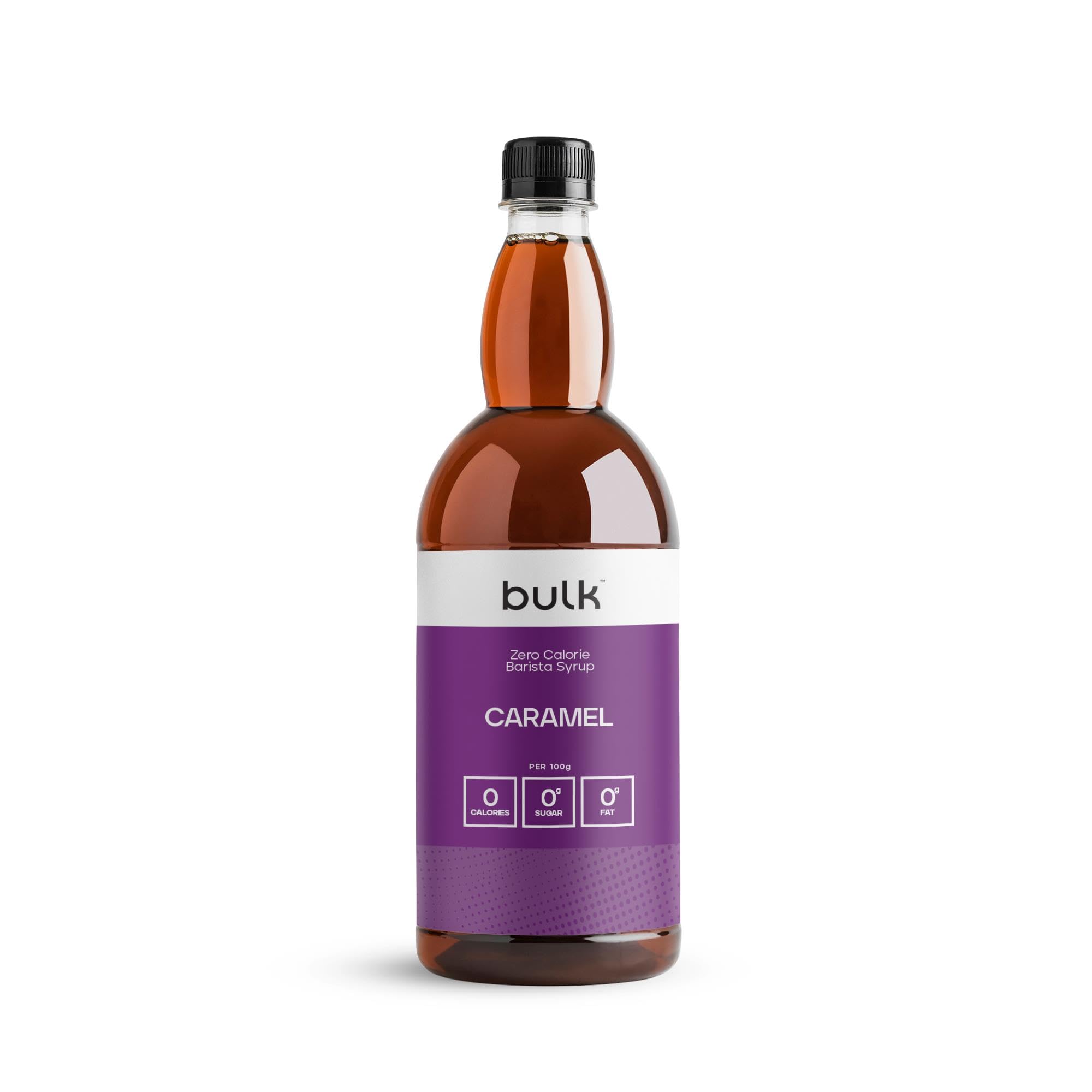Bulk Zero Calorie Barista Syrup - Caramel Flavor | Sugar & Fat Free | 1 Litre Bottle