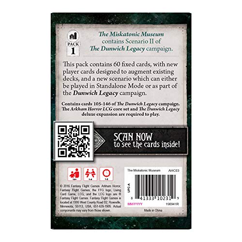 Arkham Horror LCG: The Miskatonic Museum Mythos Pack-Erweiterung