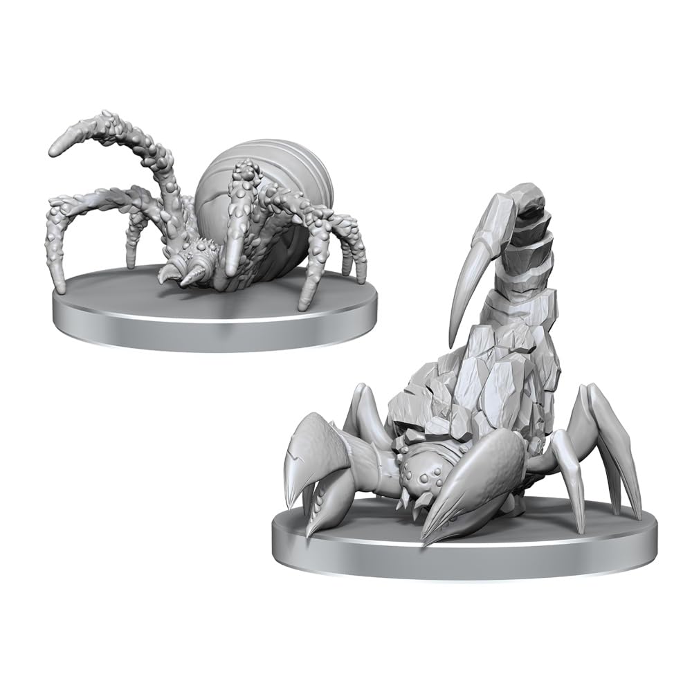 WizKids Pathfinder Battles Deep Cuts Cave Scorpion and Hunting Spider Miniature Set | Plastic 1