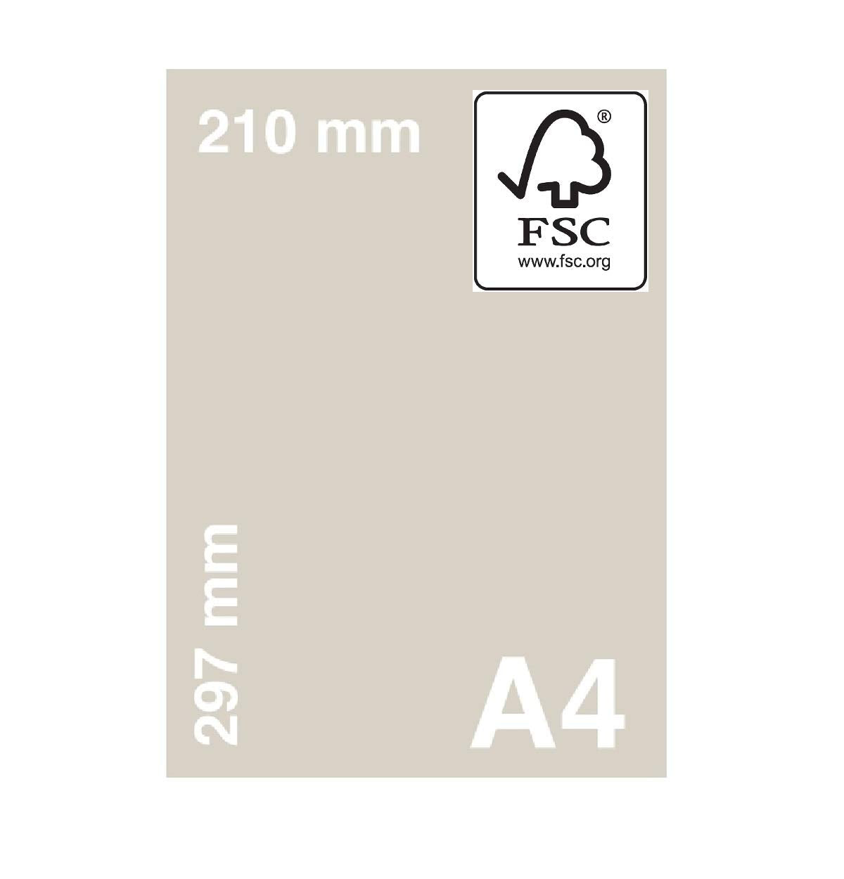 Habercrafts A4 Lemon Yellow Colour Paper - 80gsm, 50 Sheets | Double Sided Printer & Craft Paper 2