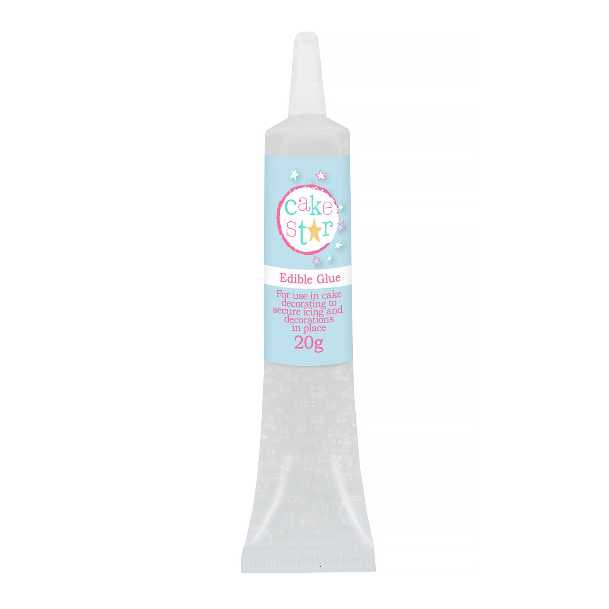Cake Star Edible Bakers Glue - 20g Tube | Strong Food-Grade Paste for Sugarcraft