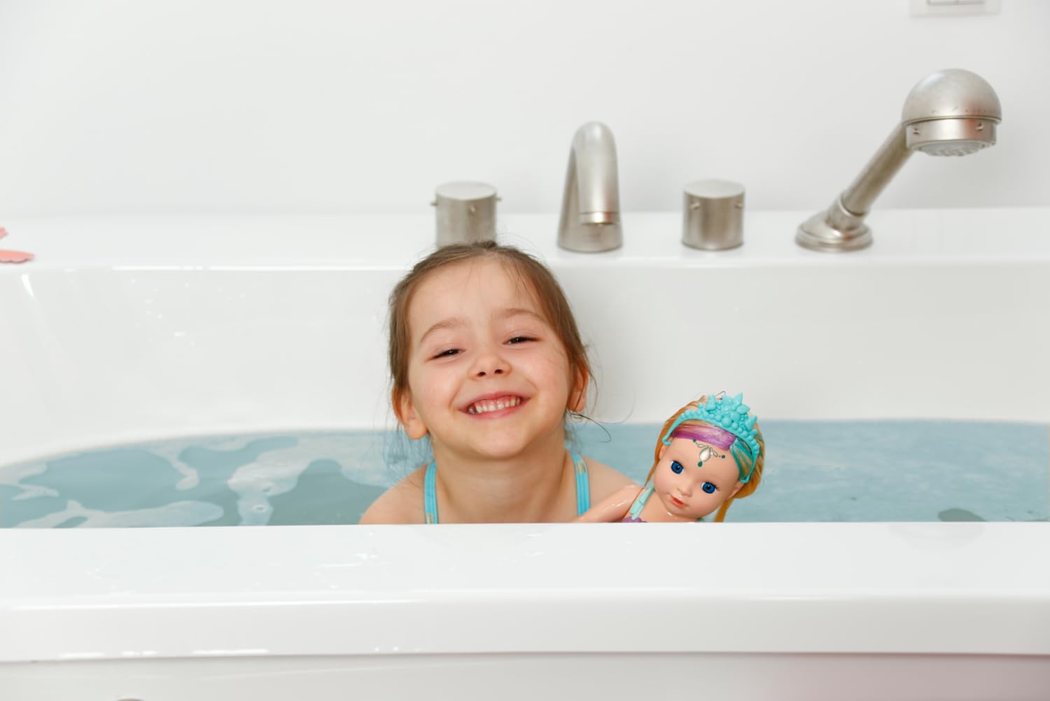 BABY born Mermaid - 43cm Color-Changing Light-Up Tail Doll for Ages 3+ 11