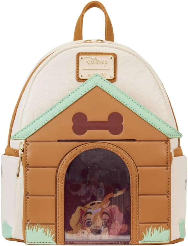 Loungefly Disney I Heart Dogs Dog House Triple Lenticular Mini Backpack (LOUWDBK3467)