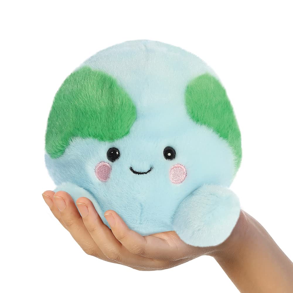 AURORA Palm Pals Eve Earth Stuffed Toy - Eco-Friendly, Bean-Filled, 13 cm 3