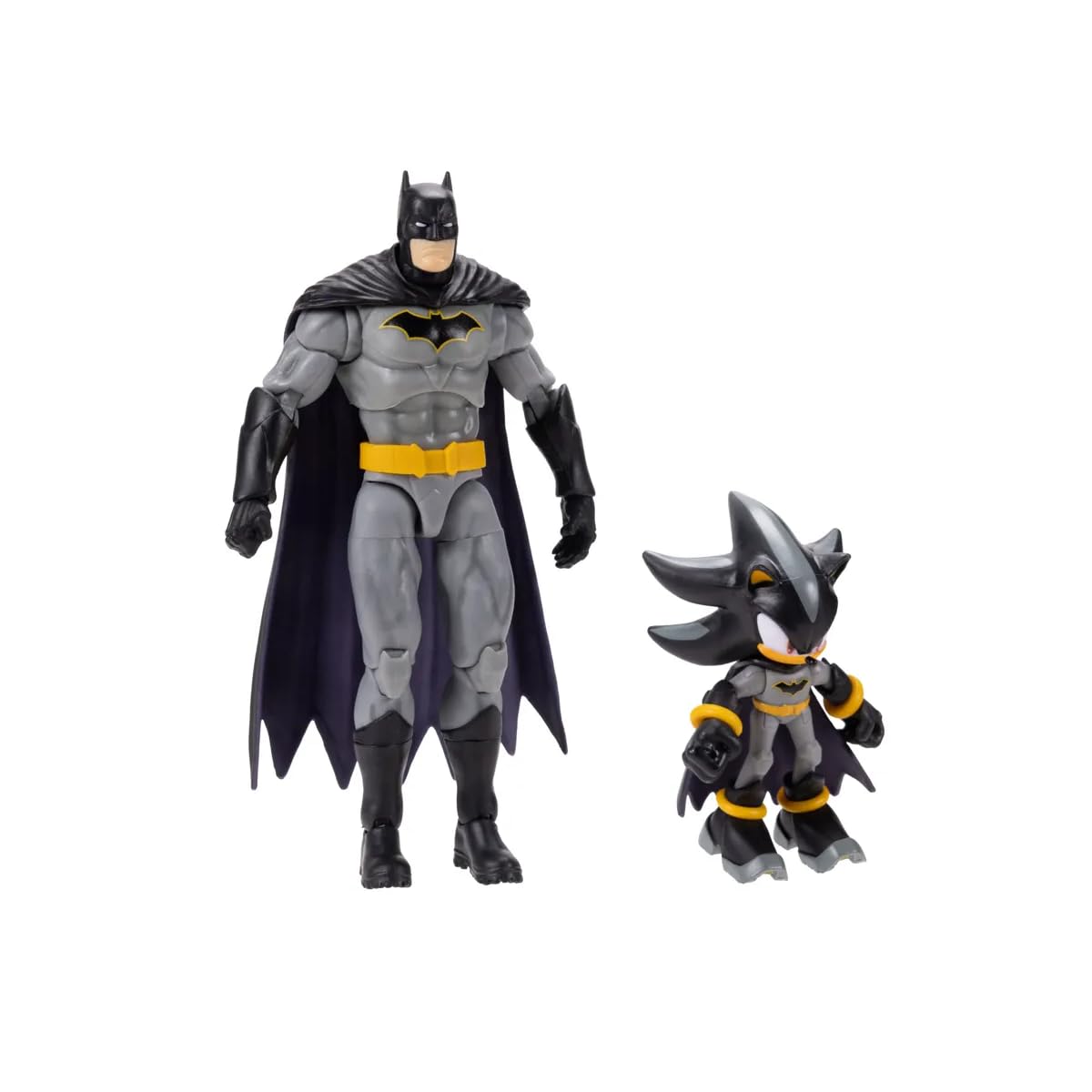 Sonic The Hedgehog Shadow as Batman & Classic Batman Action Figure Multipack | 2.5' & 5' Figures | Ages 3+