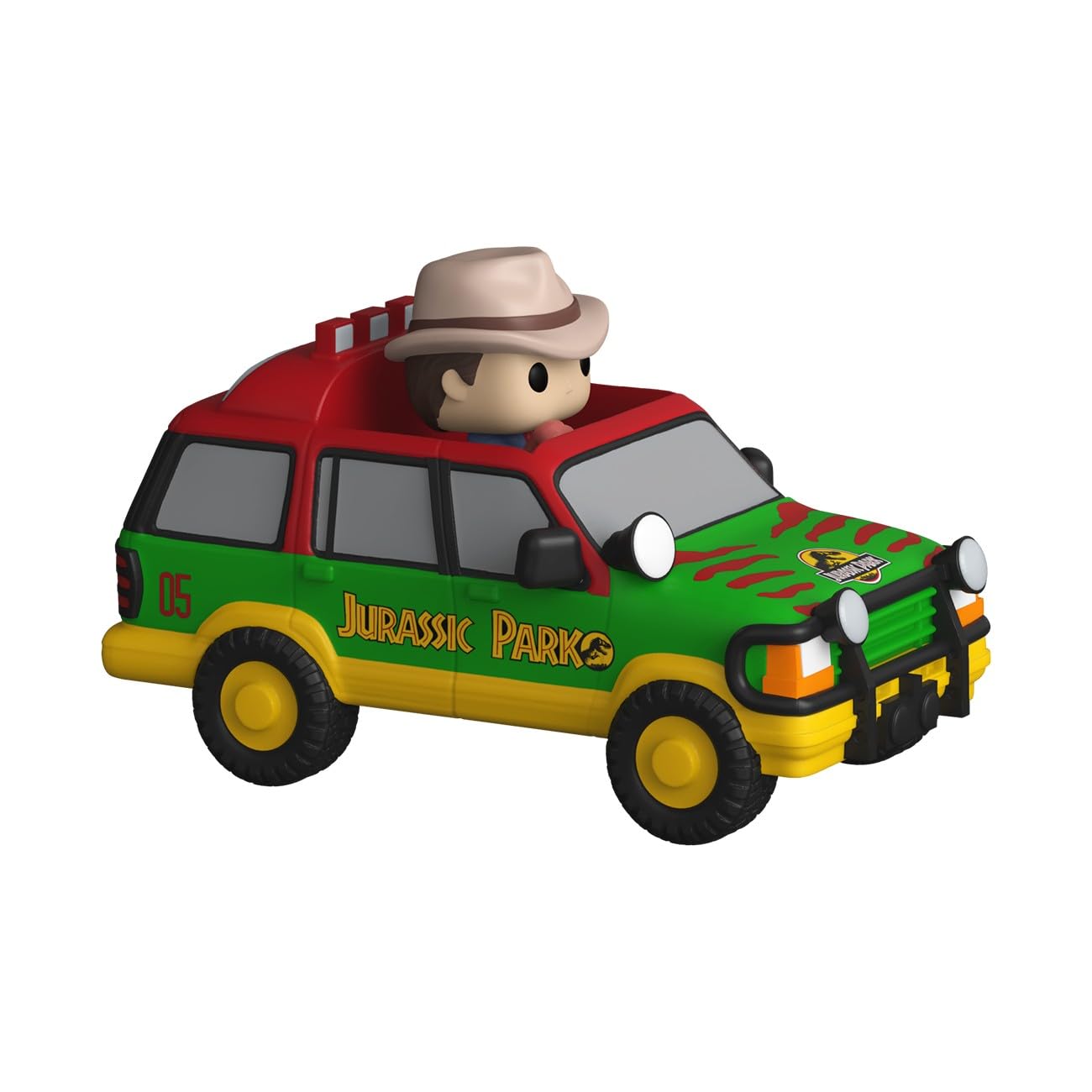Funko Bitty POP! Ride: Jurassic Park - Jurassic SUV with Dr. Grant Collectible | Vinyl | Multicolor