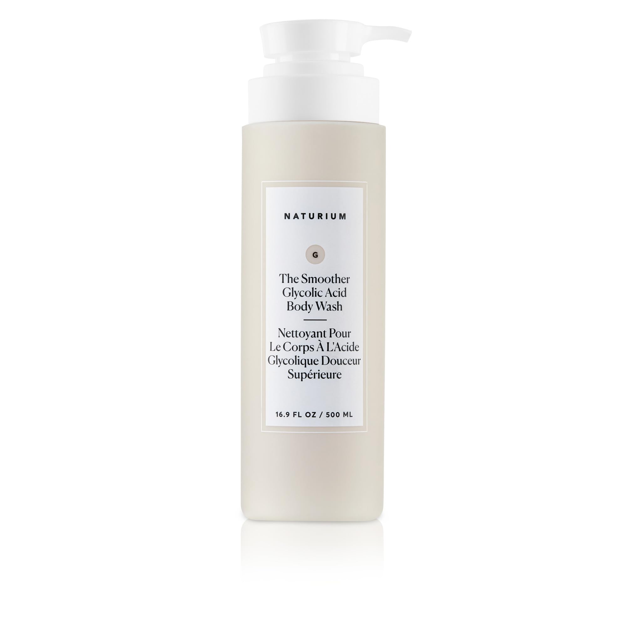 Naturium The Smoother Glycolic Acid Exfoliating Body Wash - Soft & Smoothing Cleanser | 500 ML 1