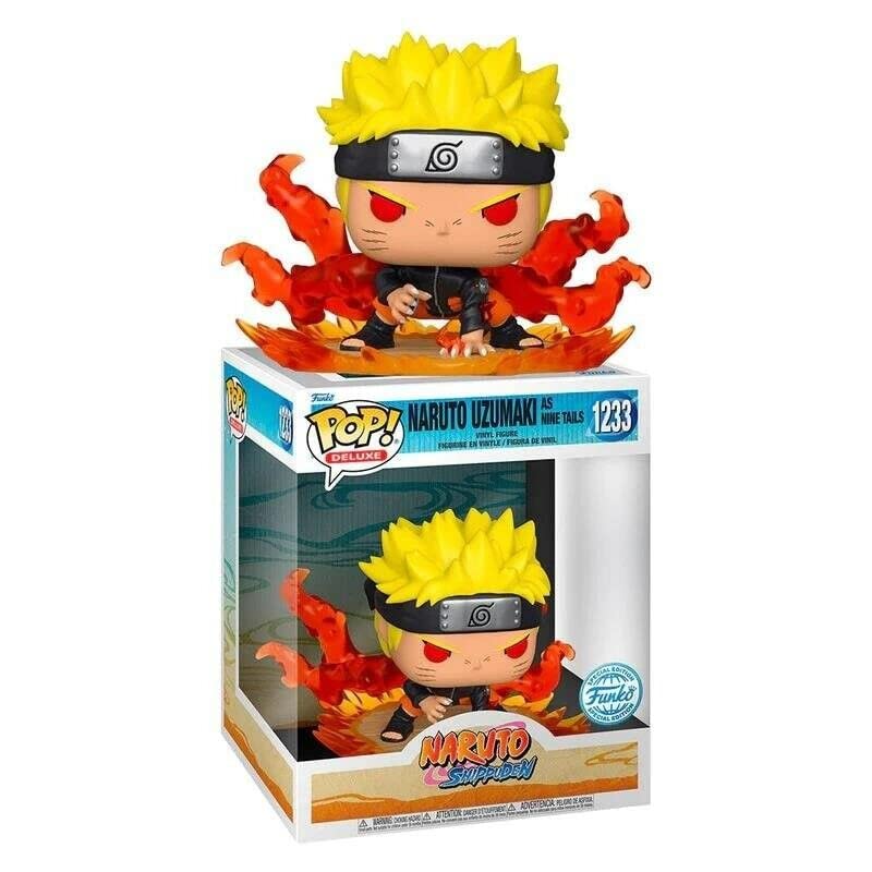 Funko Pop! Animation Naruto: Shippuden - Naruto Uzumaki as Nine Tails Deluxe Vinyl Figure (60296)