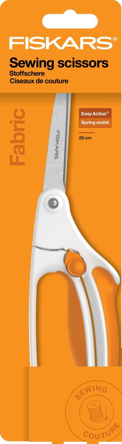 Fiskars Softgrip Fabric Scissors - 26 cm Length | RazorEdge Blades | Ambidextrous Use 7