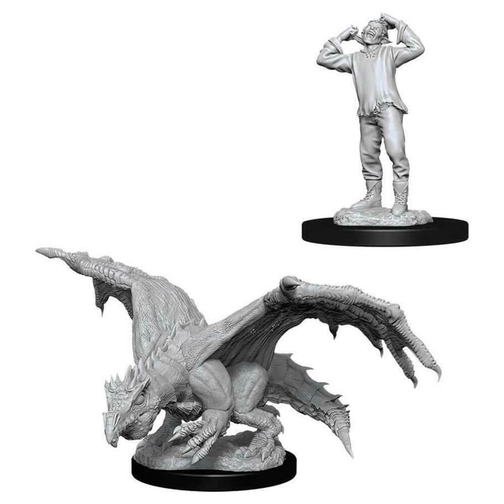 Dungeons & Dragons WizKids Miniature Figure - Primed Dragon Model | Plastic | Multicoloured 1