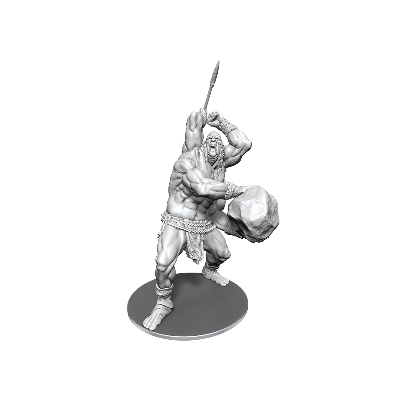 WizKids Nolzur's Marvelous Miniatures B'rohg Yuan-ti Pureblood Unpainted Figure | Plastic 1