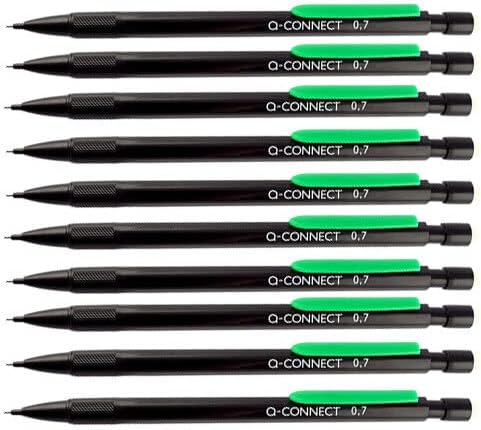 Q-Connect Mechanical Pencil KF01345 - Black, Pack of 10 3