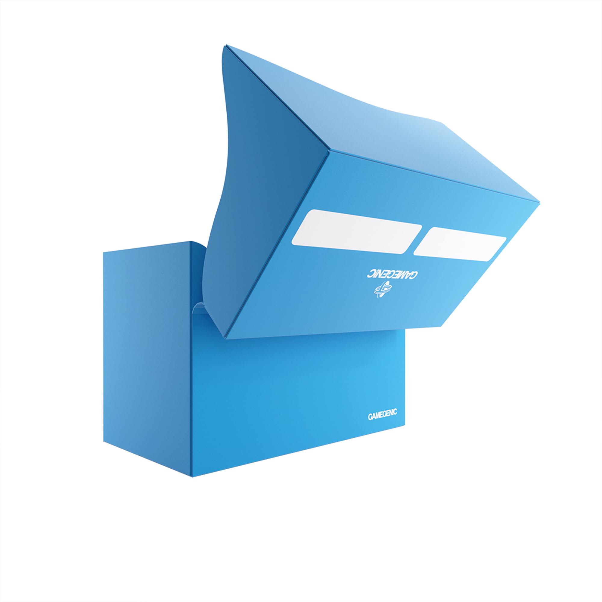 Gamegenic Double Deck Holder 200+ XL Blue Card Storage Box with Cobra Neck Technology 2